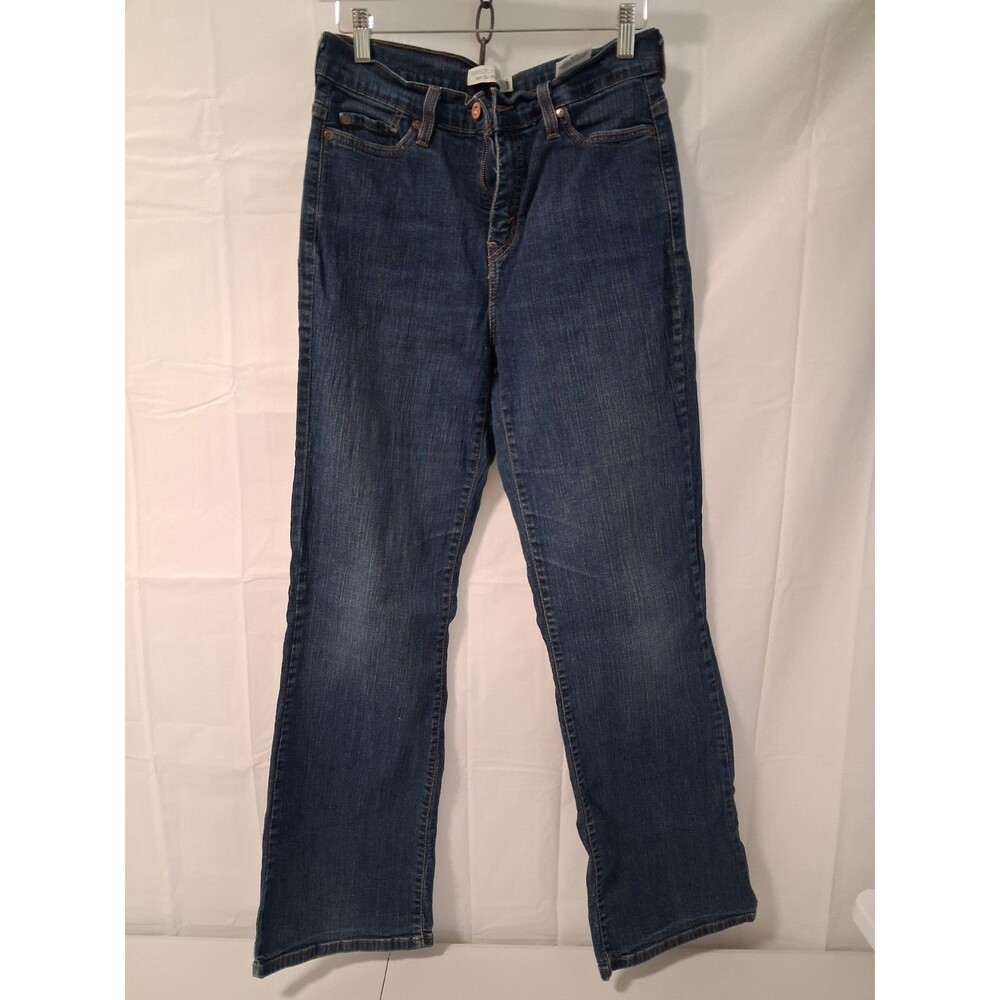 Levis Perfectly Slimming 512 Bootcut Jeans Womens 10 Medium BlueWash Denim